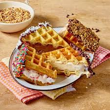 Ice cream waffle